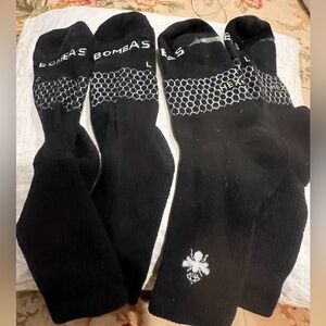 Bombas Black Crew Socks